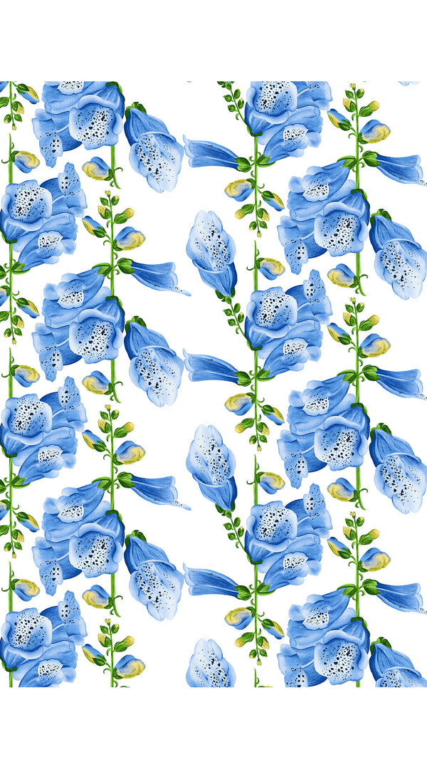 Pants Silk (Fox Glove Flower Small White)