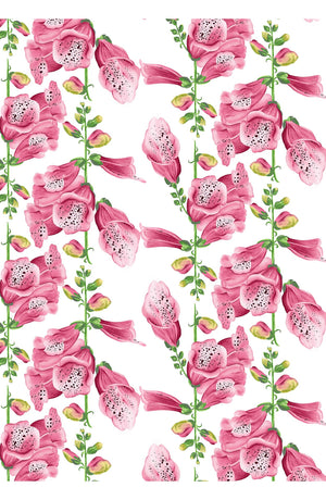 Pants Silk (Fox Glove Flower White)