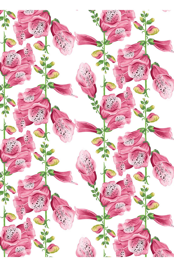 Pants Silk (Fox Glove Flower White)