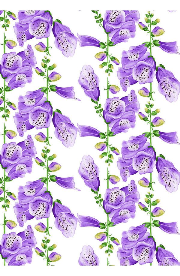 Pants Silk (Fox Glove Flower White)