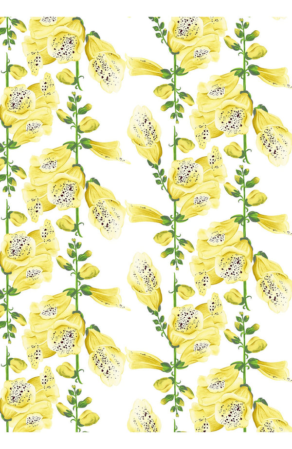 Pants Silk (Fox Glove Flower White)