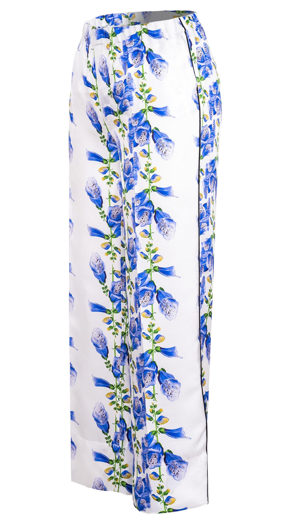 Pants Silk (Fox Glove Flower Small White)