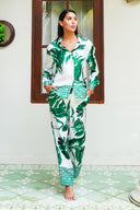 Sweetney Shirt 3/4 Sleeve & Sweetney Pants Silk Twill (Foxtail Palm)