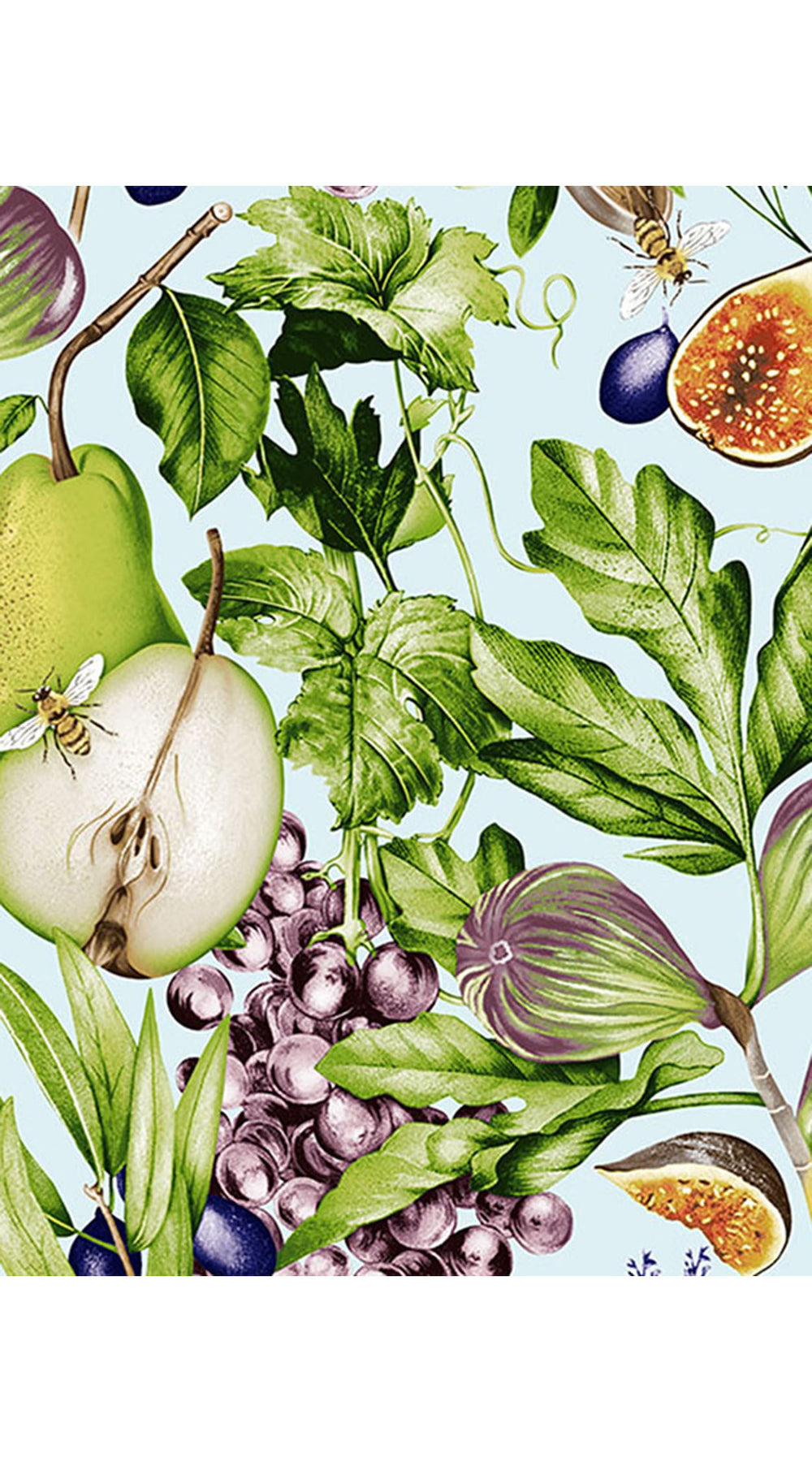 Aster Dress Shirt Collar 3/4 Sleeve Midi Length Cotton Musola (Fruit Farm)