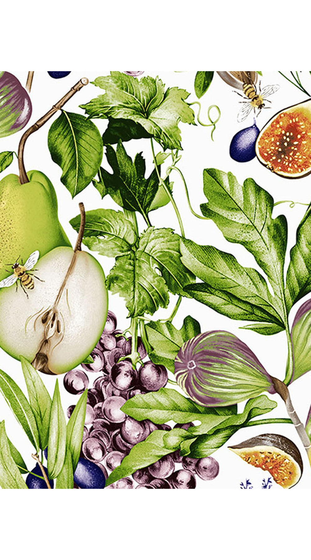 Aster Dress Shirt Collar Sleeveless Midi Length Cotton Musola (Fruit Farm)