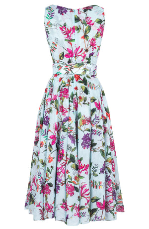Aster Dress Crew Boat Sleeveless Midi Length Cotton Musola (Gallerie Summer Bouquet)