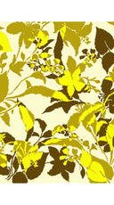 Aster Dress Shirt Collar 3/4 Sleeve Midi Length Cotton Musola (Genova Mono Flower Pastel)