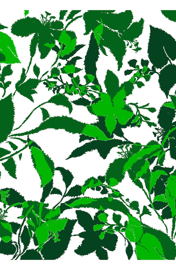 Aster Dress Shirt Collar 3/4 Sleeve Midi Length Cotton Musola (Genova Mono Flower White)