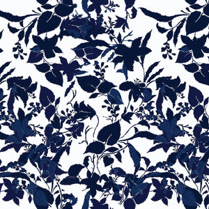 [Create Your Own] Cotton Musola (Genova Mono Flower White)
