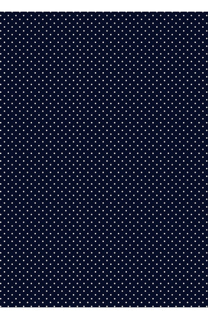 Terry Dress Shirt Collar Sleeveless Midi Length Poliamide Taffta (Gentlemans Dot)