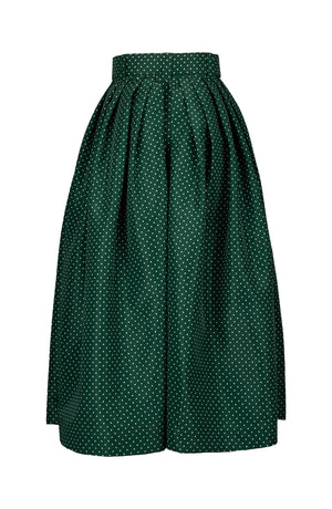 Irene Skirt Midi Length Poliamide Taffta (Gentlemans Dot)