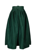 Irene Skirt Midi Length Poliamide Taffta (Gentlemans Dot)