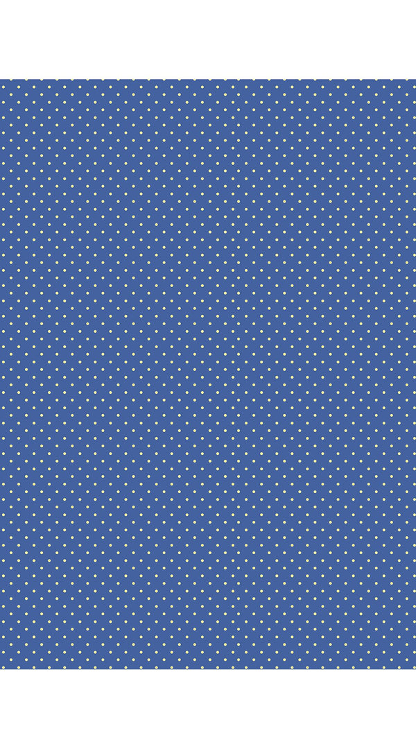 Audrey Dress #3 Shirt Collar 3/4 Sleeve Midi Length Silk Velvet (Gentlemans Dots Dark)