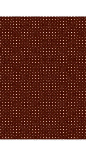 Audrey Dress #3 Shirt Collar 3/4 Sleeve Midi Length Silk Velvet (Gentlemans Dots Dark)