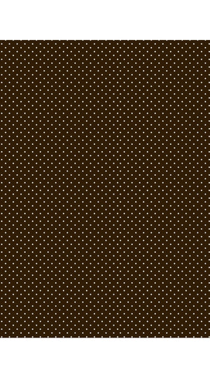 Audrey Dress #3 Shirt Collar 3/4 Sleeve Midi Length Silk Velvet (Gentlemans Dots Dark)