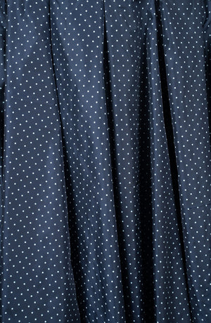 Samantha Skirt Midi Length Poliamide Taffta (Gentlemans Dots Dark)
