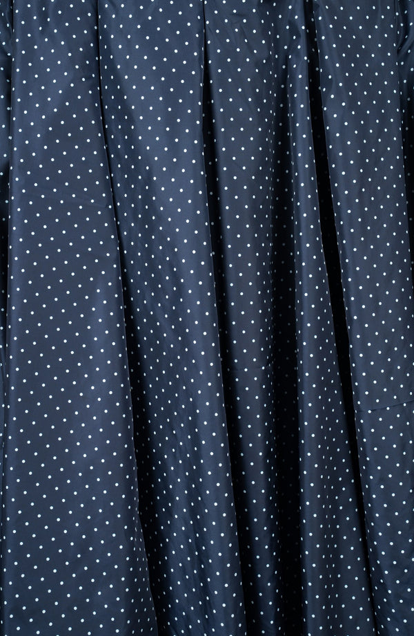 Samantha Skirt Midi Length Poliamide Taffta (Gentlemans Dots Dark)