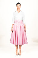 Samantha Skirt Midi Length Poliamide Taffta (Gentlemans Dot)