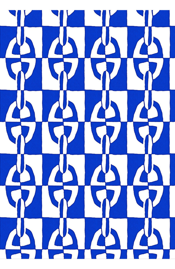 Laurent Dress Shirt Collar 3/4 Sleeve Long Length Cotton Stretch (Geometric Chain)