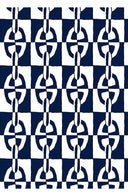 Laurent Dress Shirt Collar 3/4 Sleeve Long Length Cotton Stretch (Geometric Chain)