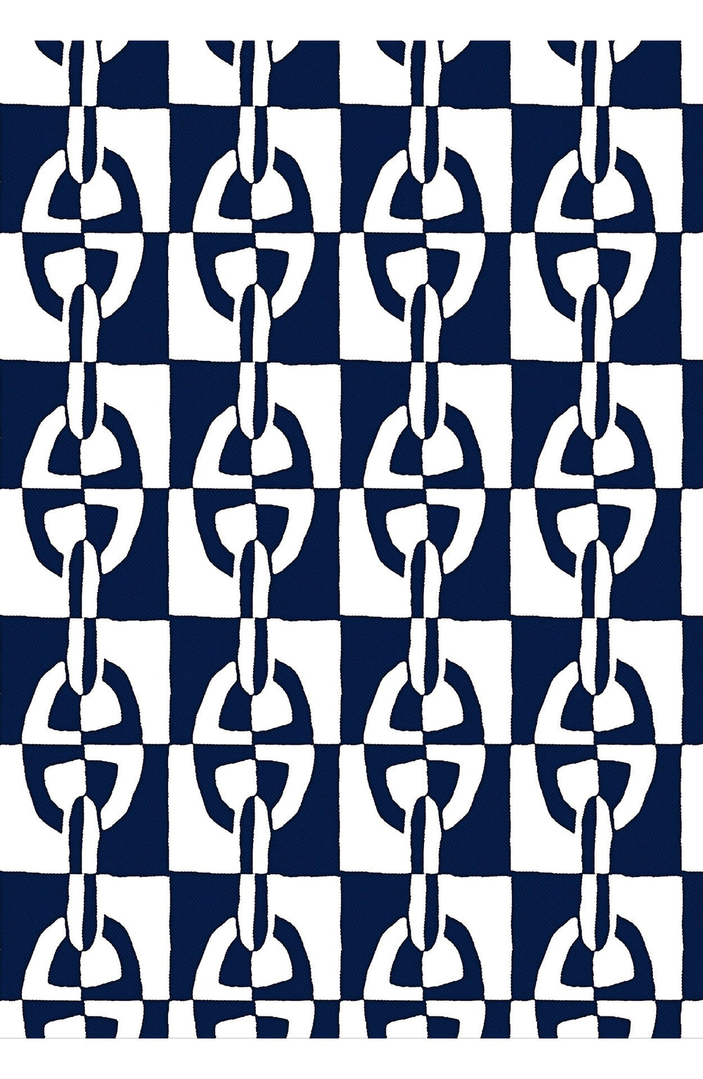 Aster Dress Shirt Collar 3/4 Sleeve Midi Length Cotton Musola (Geometric Chain)