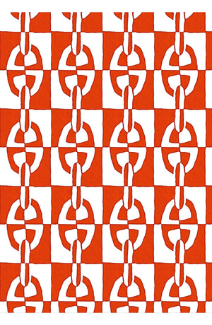 Laurent Dress Shirt Collar 3/4 Sleeve Long Length Cotton Stretch (Geometric Chain)