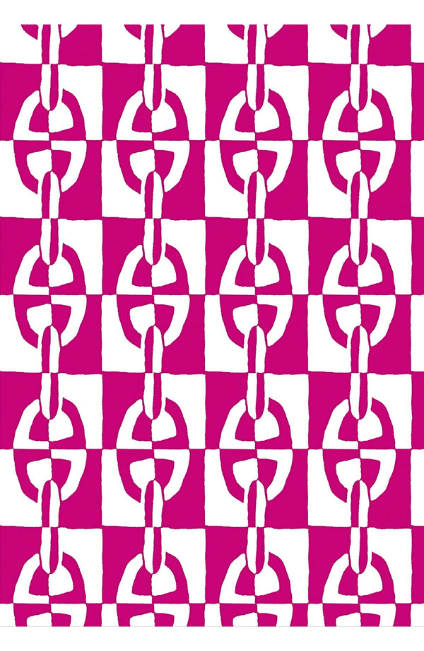 Laurent Dress Shirt Collar 3/4 Sleeve Long Length Cotton Stretch (Geometric Chain)