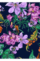 Aster Dress Shirt Collar Sleeveless Midi Length Cotton Musola (Gogh Summer)