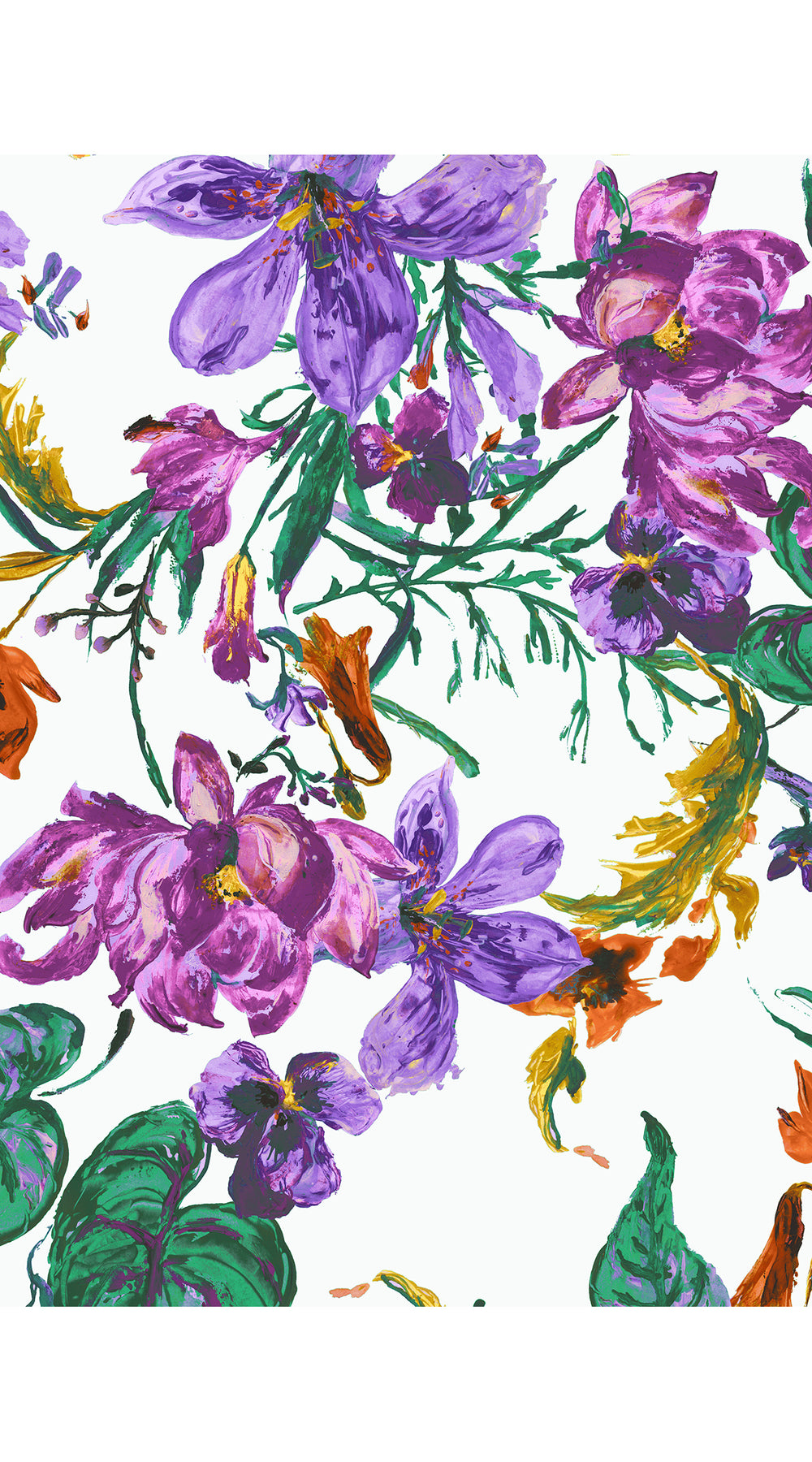 Abelia Dress Crew Neck Sleeveless Midi Length Poliamide Taffta (Gogh Summer)