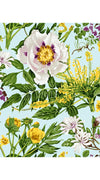 Rose Dress Crew Neck Sleeveless Cotton Stretch (Goldenrod Flower)