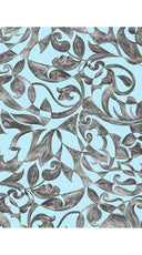 Audrey Dress #3 Shirt Collar 3/4 Sleeve Midi Plus Length Silk Velvet (Grey Alabaster)