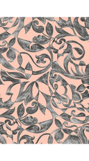 Audrey Dress #3 Shirt Collar 3/4 Sleeve Midi Plus Length Silk Velvet (Grey Alabaster)