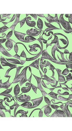 Audrey Dress #3 Shirt Collar 3/4 Sleeve Midi Plus Length Silk Velvet (Grey Alabaster)