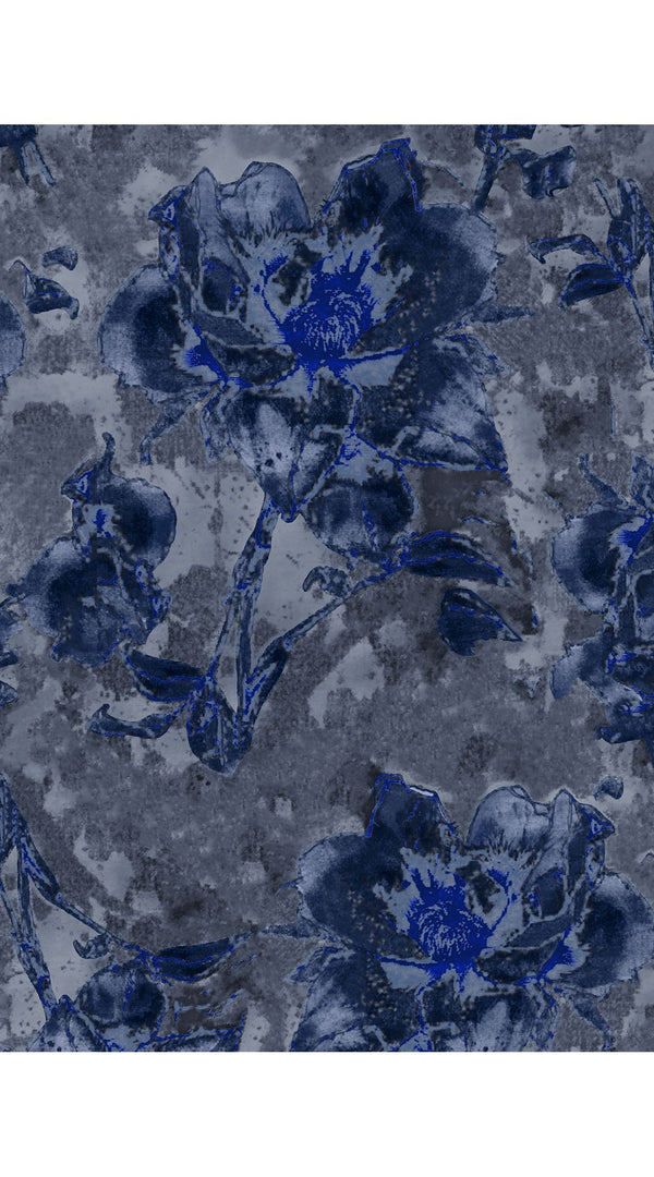 Aster Dress Shirt Collar 3/4 Sleeve Midi Plus Length Nylon (Grey Dry Magnolia)