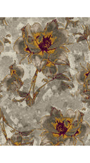 Aster Dress Shirt Collar 3/4 Sleeve Midi Plus Length Nylon (Grey Dry Magnolia)