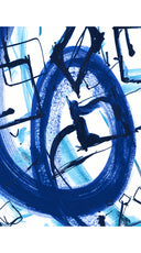 Terry Dress Shirt Collar 3/4 Sleeve Midi Length Poliamide Taffta (Griffiti Art White)