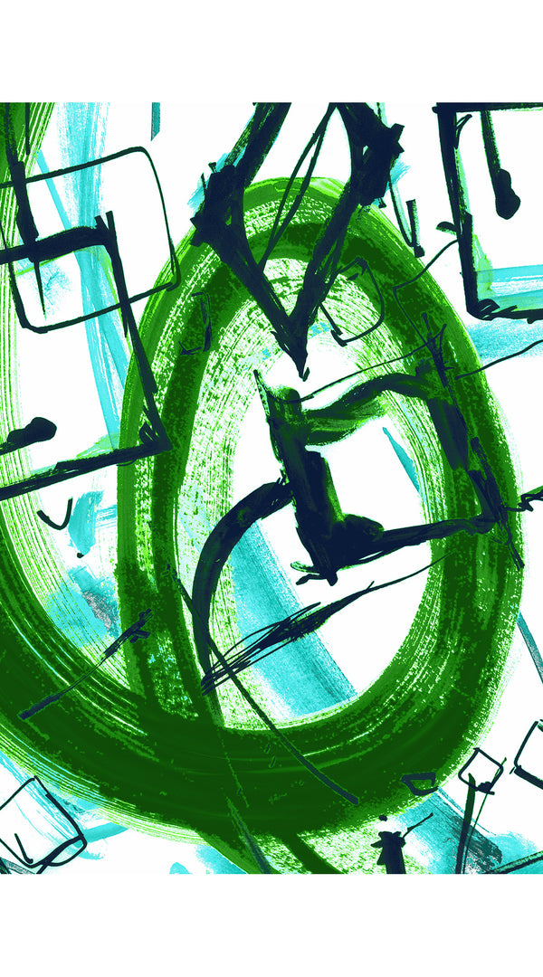 Terry Dress Shirt Collar 3/4 Sleeve Midi Length Poliamide Taffta (Griffiti Art White)