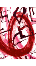 Terry Dress Shirt Collar 3/4 Sleeve Midi Length Poliamide Taffta (Griffiti Art White)