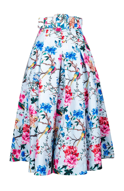 Diane Skirt Midi Length Poliamide Taffta (Heart Manor)