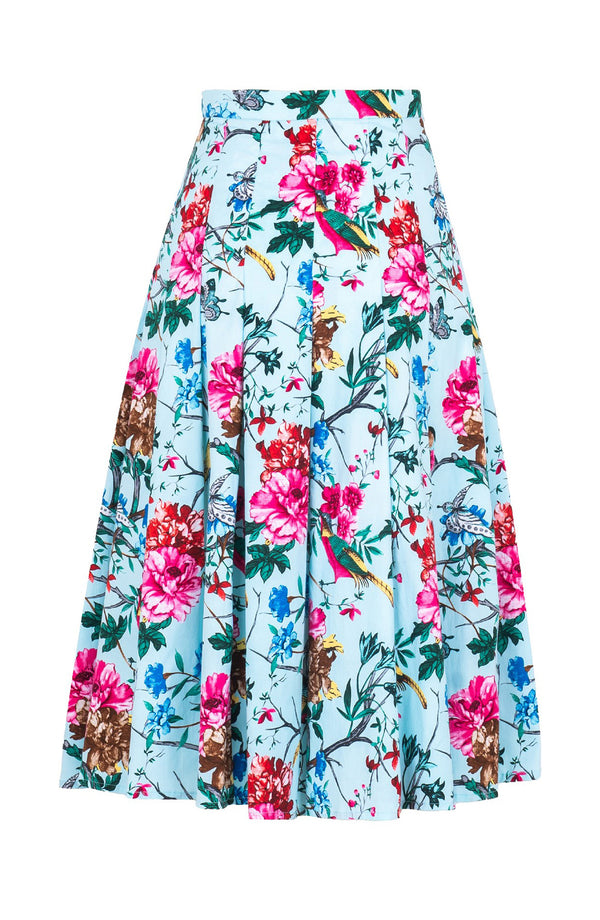 Zeller Skirt Long Length Cotton Stretch (Heart Manor)