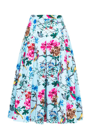Zeller Skirt Long Length Cotton Stretch (Heart Manor)