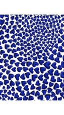 Audrey Dress #4 Shirt Collar 3/4 Sleeve Midi Length Cotton Musola (Heart Wave Big)