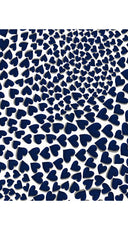 Audrey Dress #4 Shirt Collar 3/4 Sleeve Midi Length Cotton Musola (Heart Wave Big)