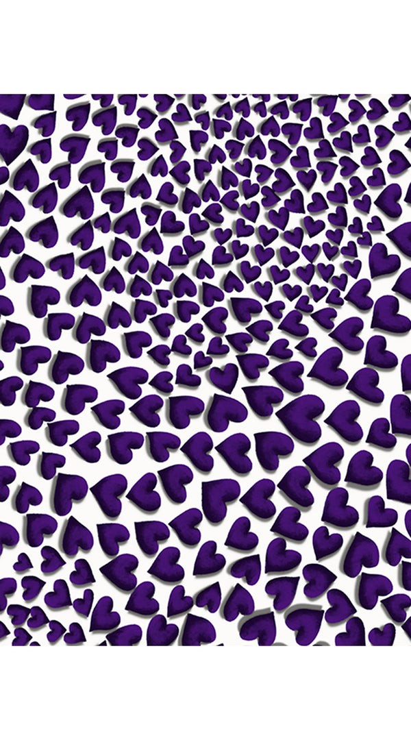 Audrey Dress #4 Shirt Collar 3/4 Sleeve Midi Length Cotton Musola (Heart Wave Big)