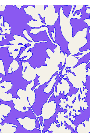 Abelia Dress Crew Neck Sleeveless Midi Length Cotton Stretch (Hemingway Flower Ground)