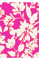 Aster Dress Shirt Collar 3/4 Sleeve Midi Length Cotton Musola (Hemingway Flower Ground)