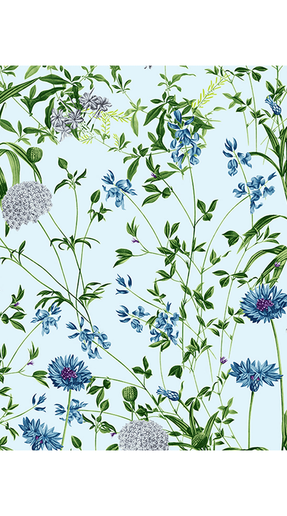 Aster Dress Shirt Collar 3/4 Sleeve Midi Length Cotton Musola (Hempstead Flower)