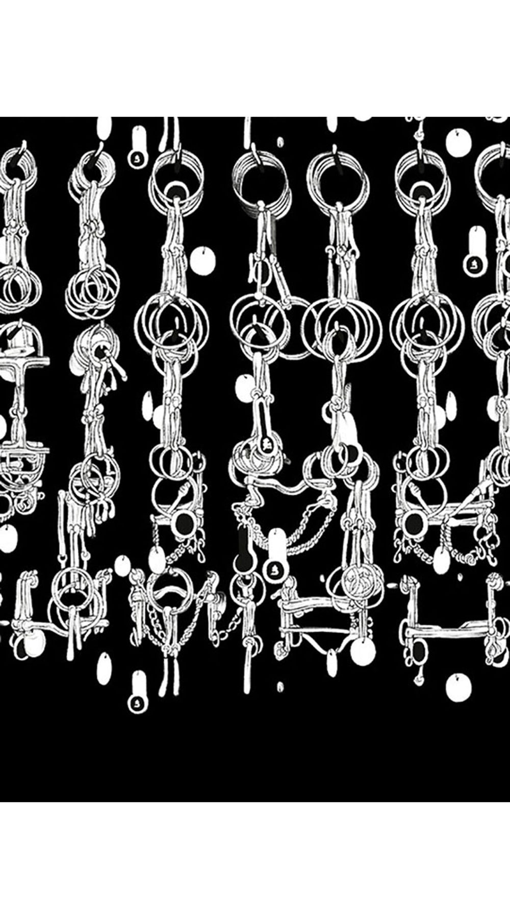 Florance Dress #2 Boat Neck 3/4 Sleeve Long+3 Length Cotton Stretch (Horse Chain)