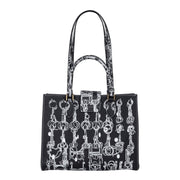 Audrey Tote_Medium_Horse Chain_Black