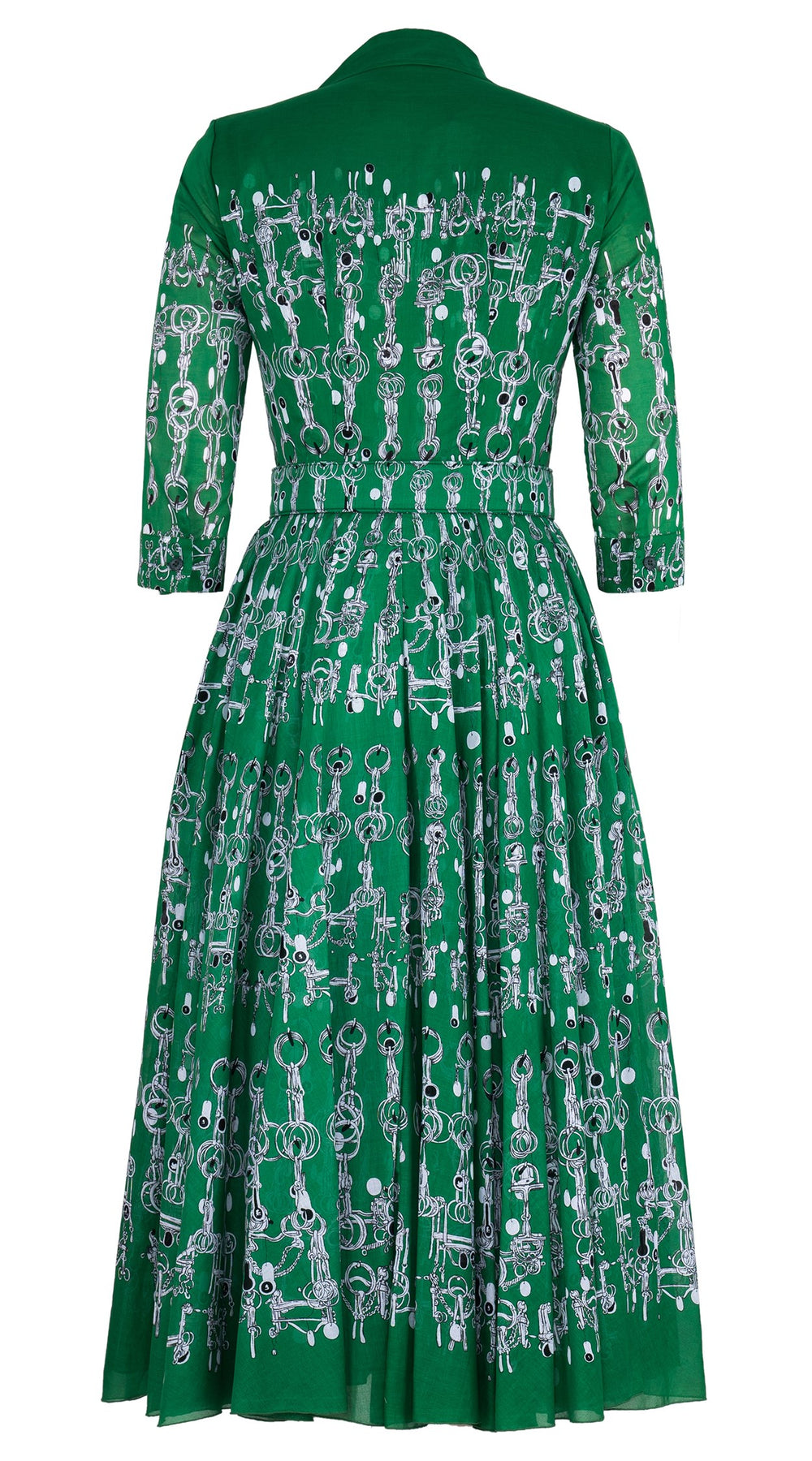 Aster Dress Shirt Collar 3/4 Sleeve Maximum Length Cotton Musola (Horse Chain)